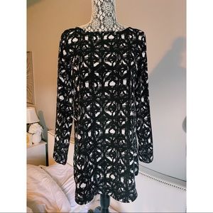 Copper Key Long Sleeved Dress